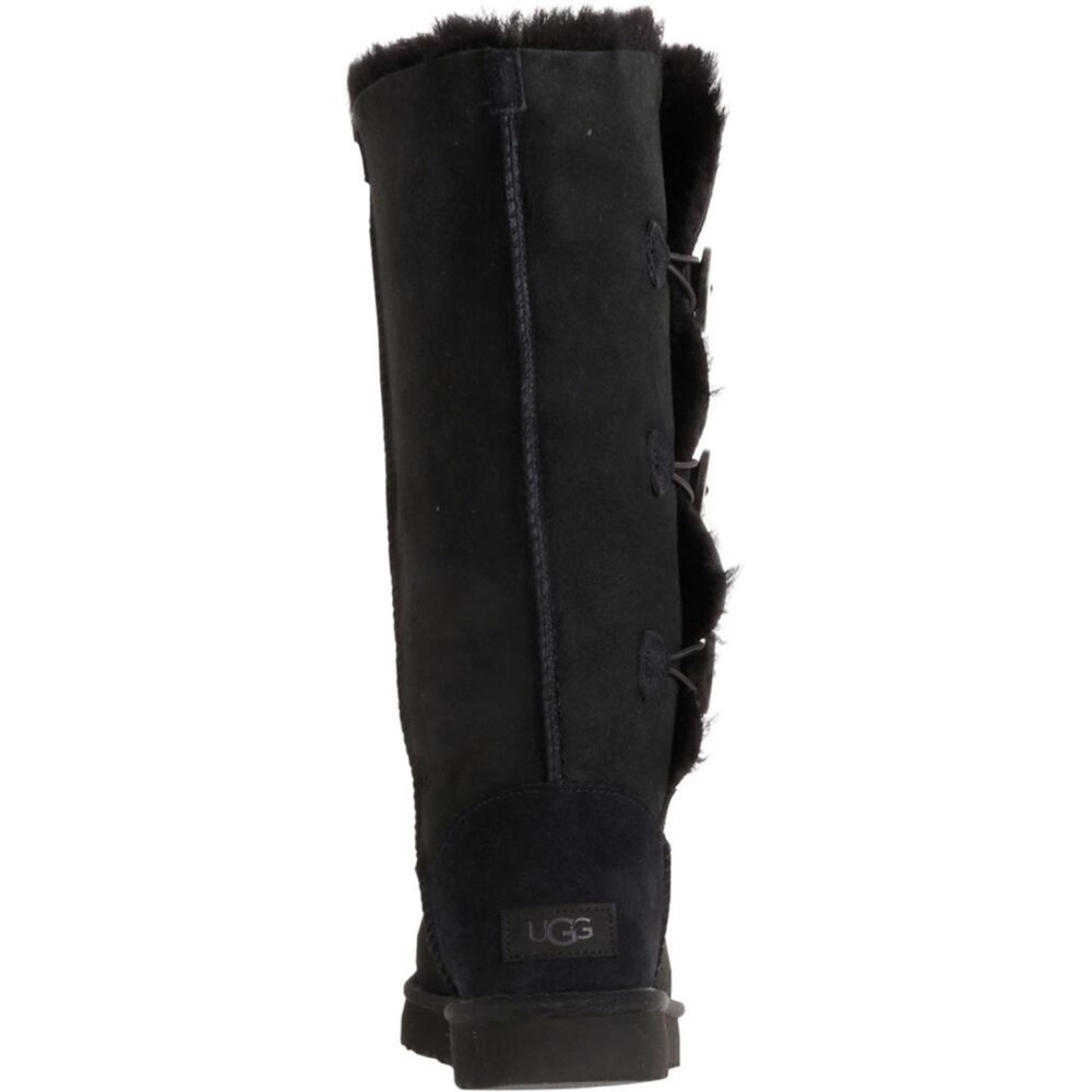 UGG Australia Women's Black Suede Bailey
Button Triplet Il Tall Boots 5 NEW - Picture 3 of 5
